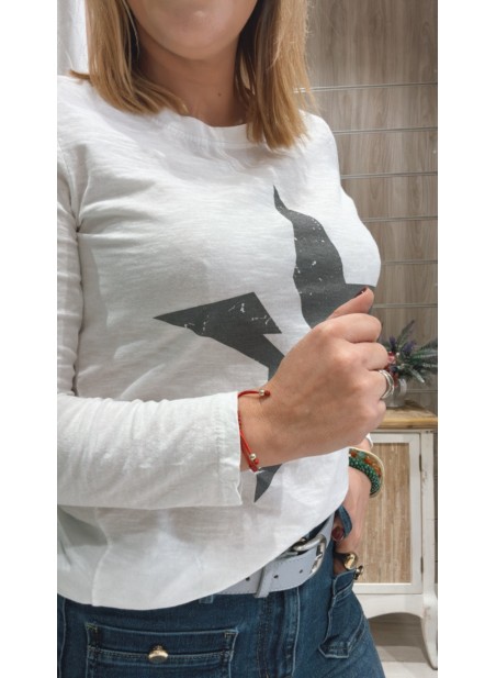 Camiseta Estrella Blanca