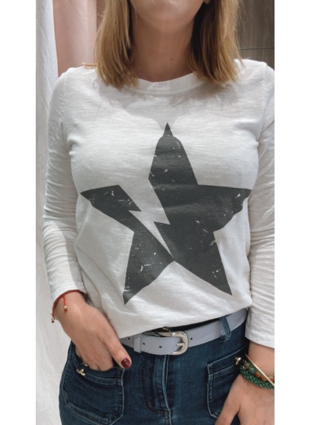 Camiseta Estrella Blanca