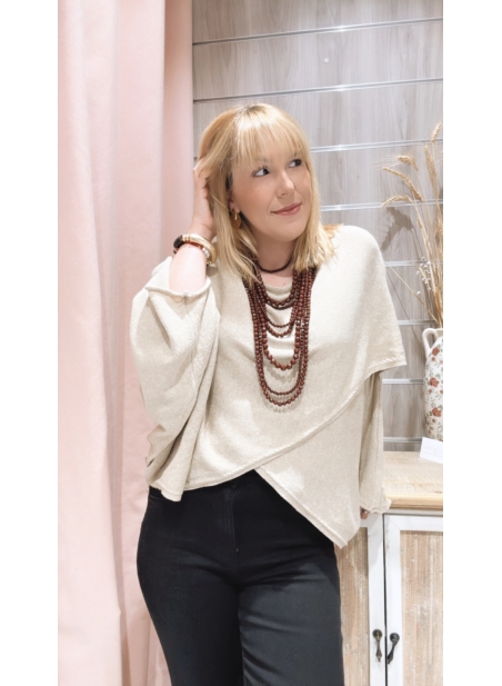 Poncho Jenn Color Tierra
