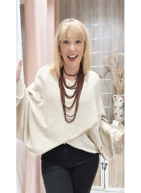 Poncho Jenn Color Tierra