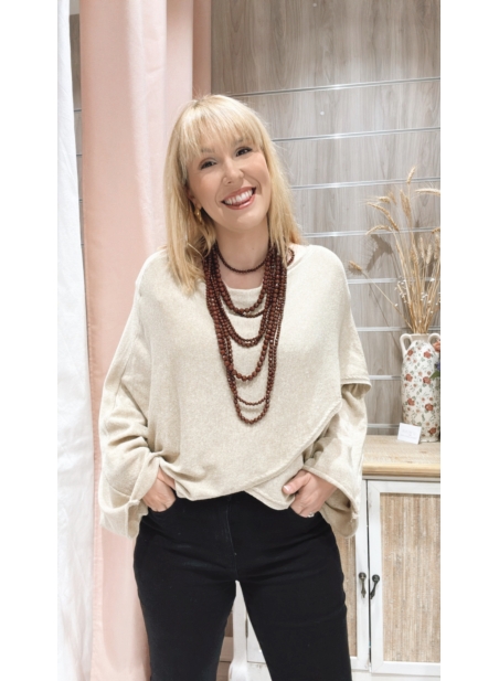 Poncho Jenn Color Tierra