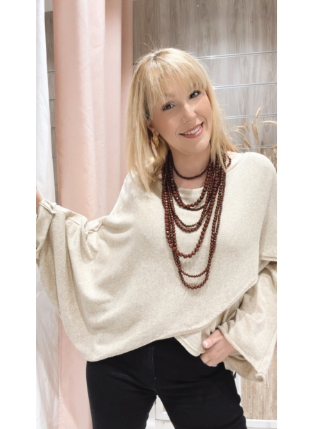 Poncho Jenn Color Tierra