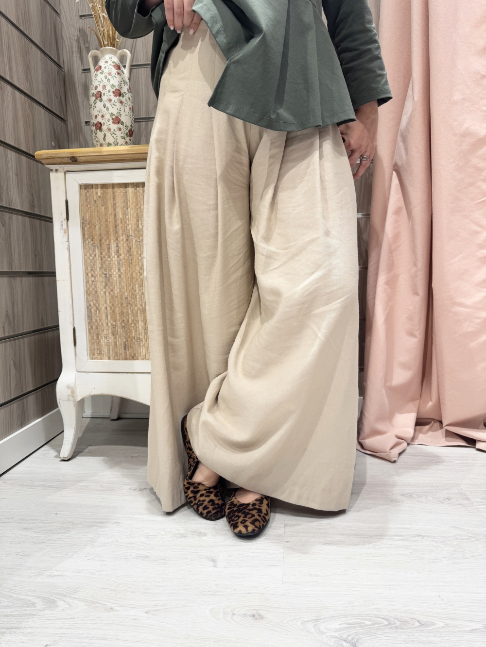 Pantalón Brit Beige