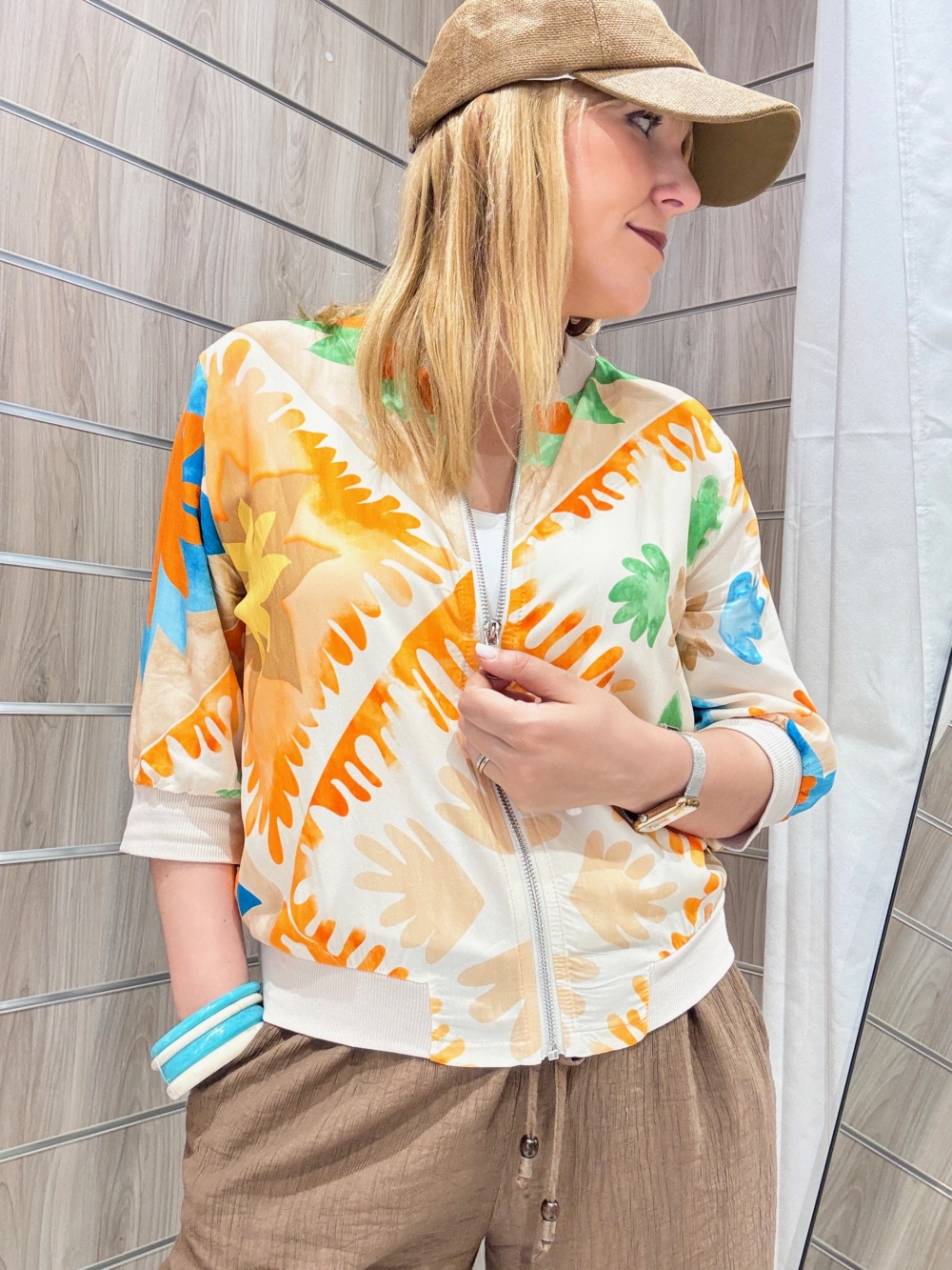 Bomber Sara Naranja