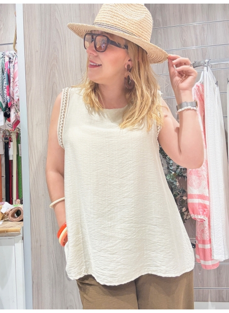 Blusa Evelyn Beige