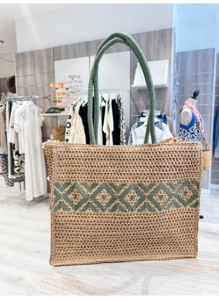 Bolso Étnico Verde Natural