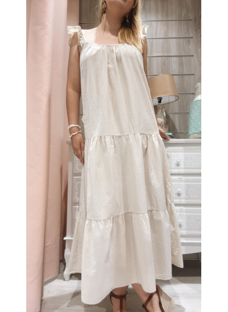Vestido Maria Jose Beige