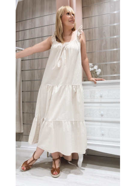Vestido Maria Jose Beige