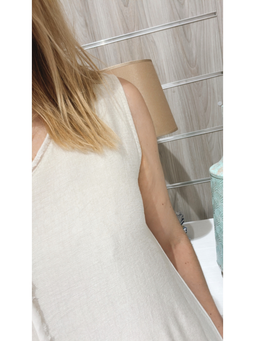 Vestido Paula Beige