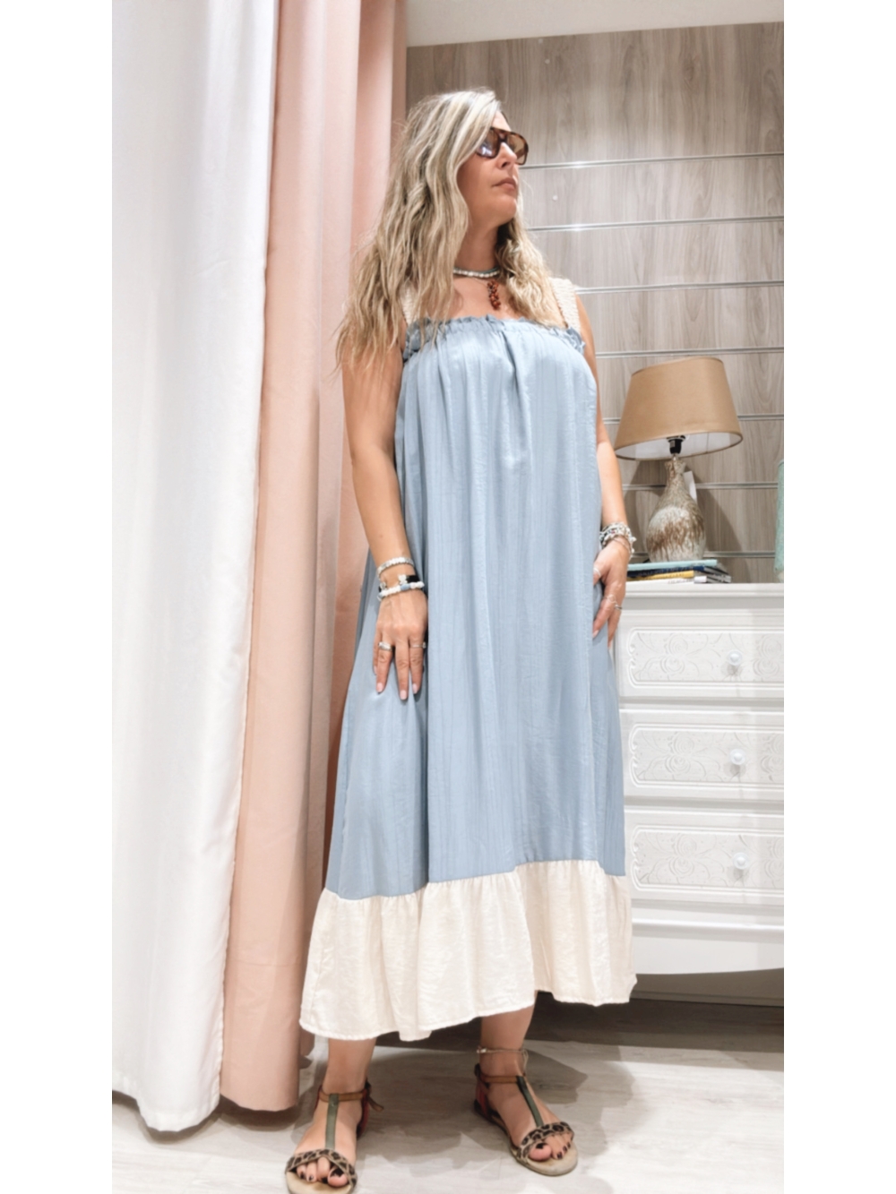 Vestido Carlota Azul