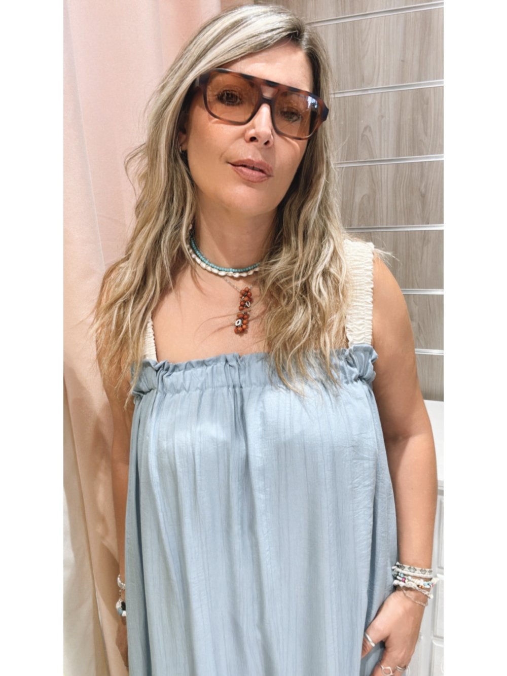 Vestido Carlota Azul