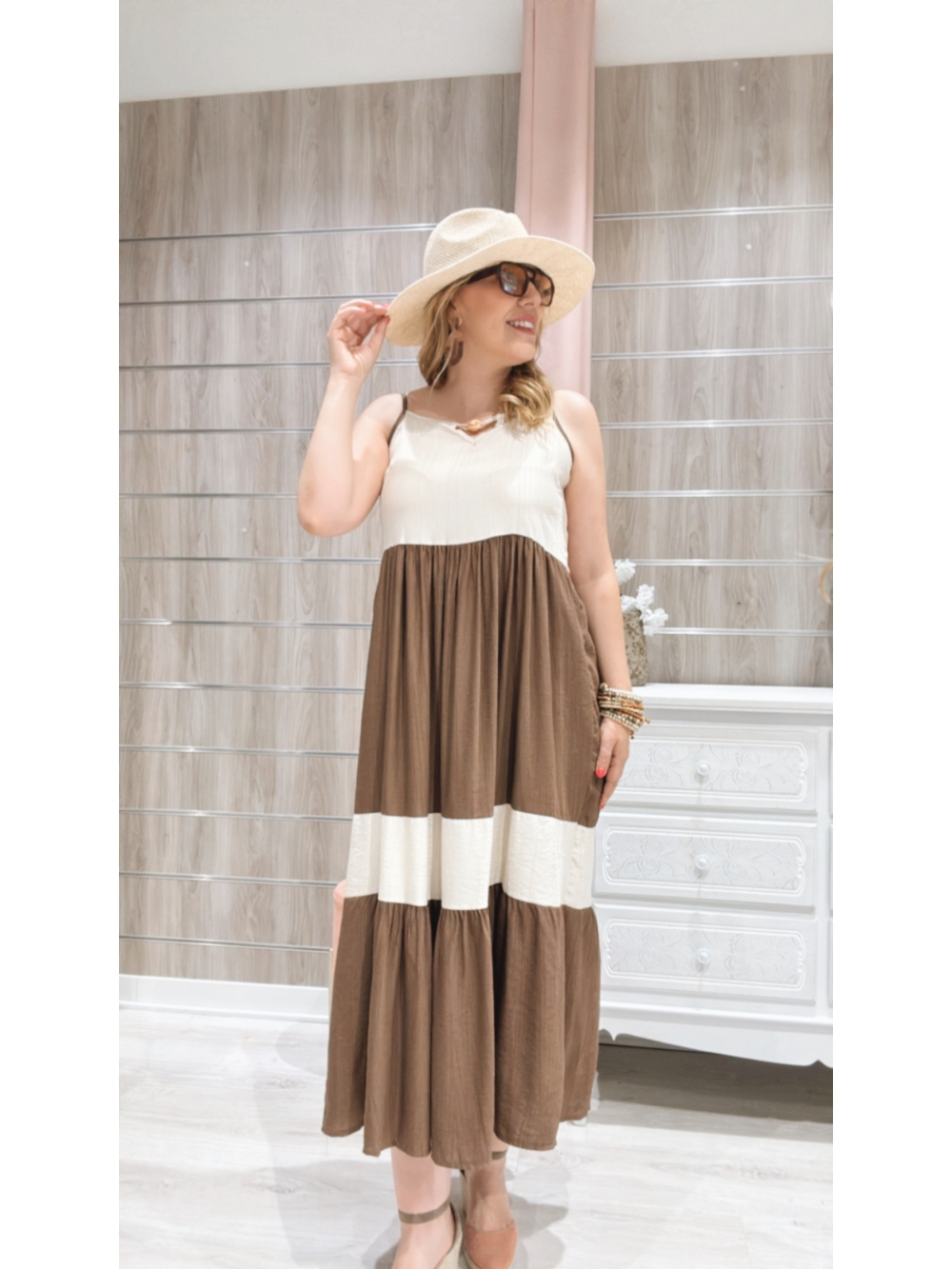 Vestido Mía Chocolate