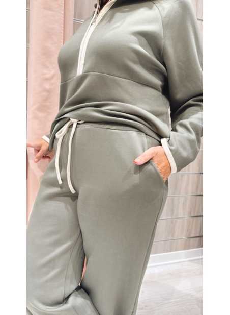 Conjunto Isabela Verde Kaki