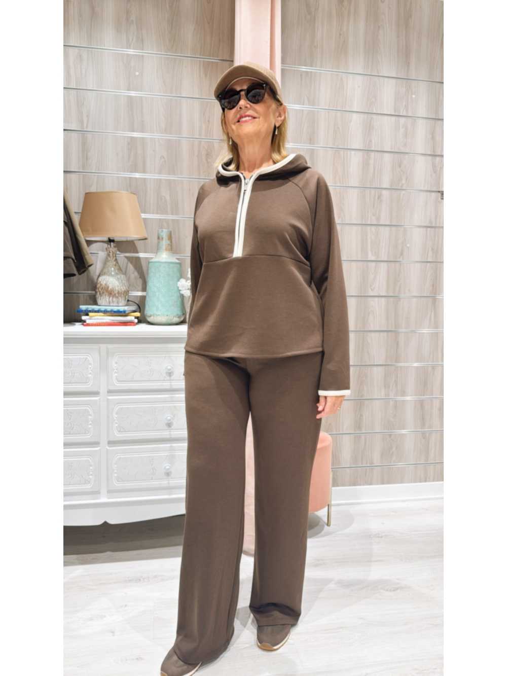 Conjunto Isabela Marrón Chocolate