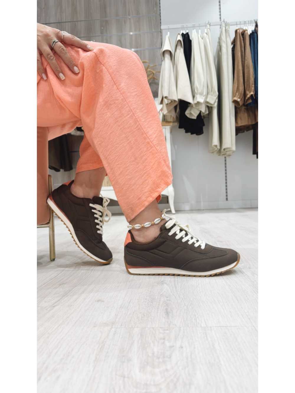 Zapatillas Alma ChocoPink