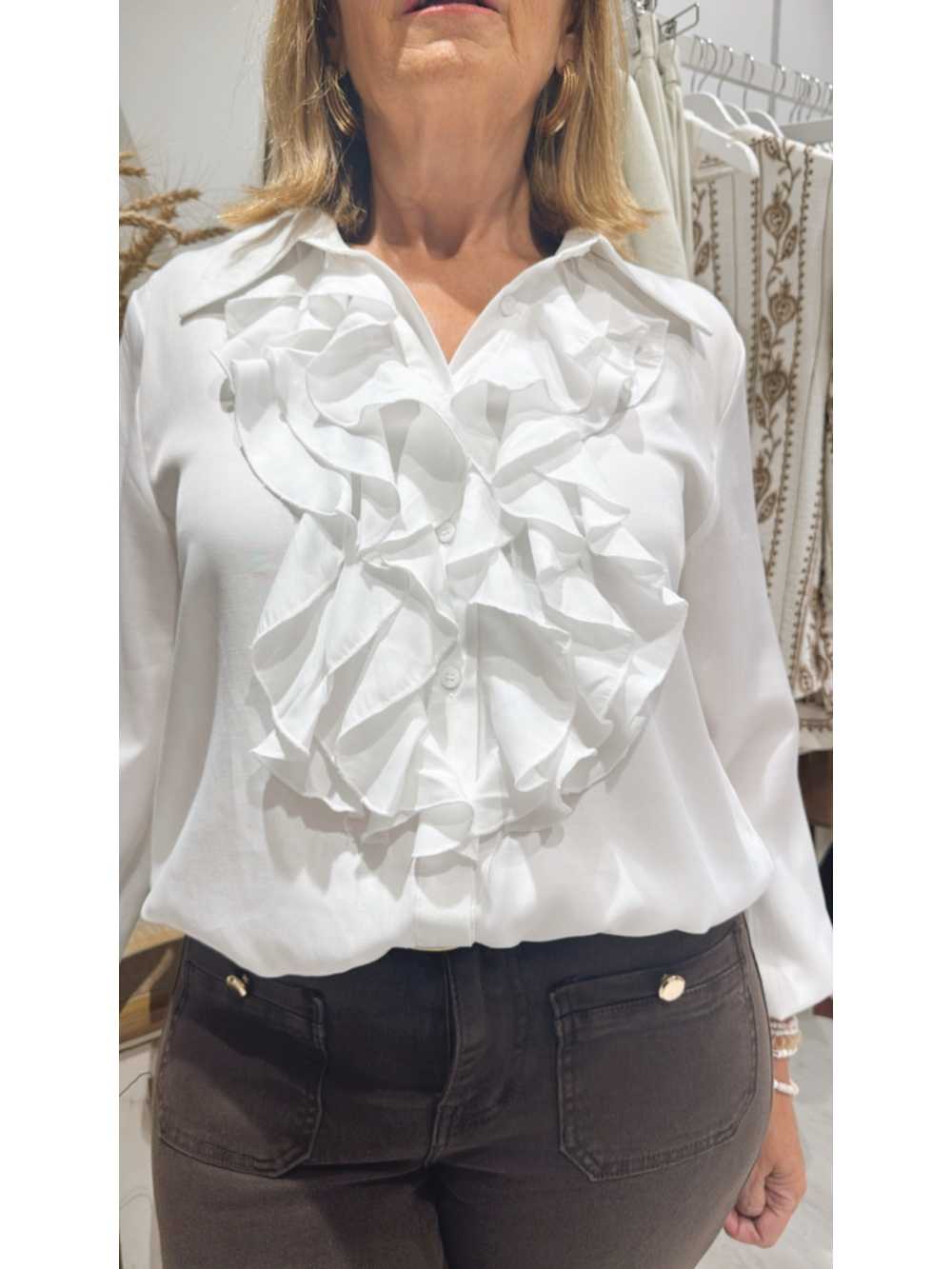 Camisa Alejandra blanca