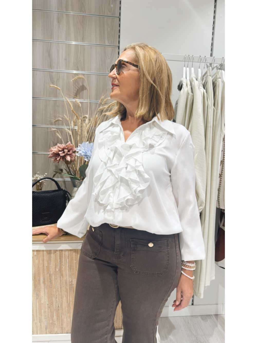 Camisa Alejandra blanca