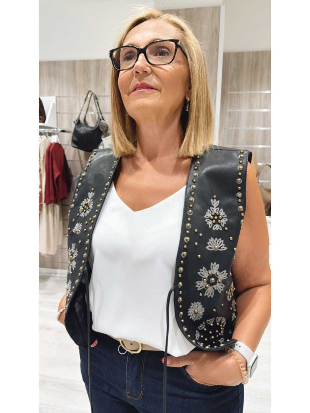 Chaleco Patricia Negro