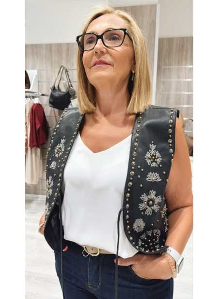 Chaleco Patricia Negro