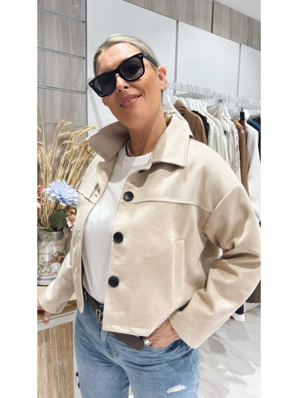 Chaqueta Emilia Beige