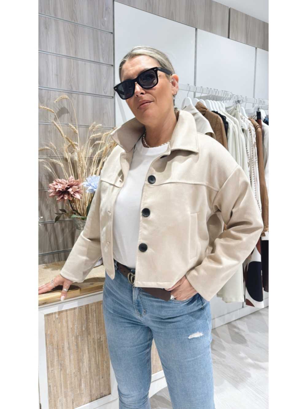 Chaqueta Emilia Beige
