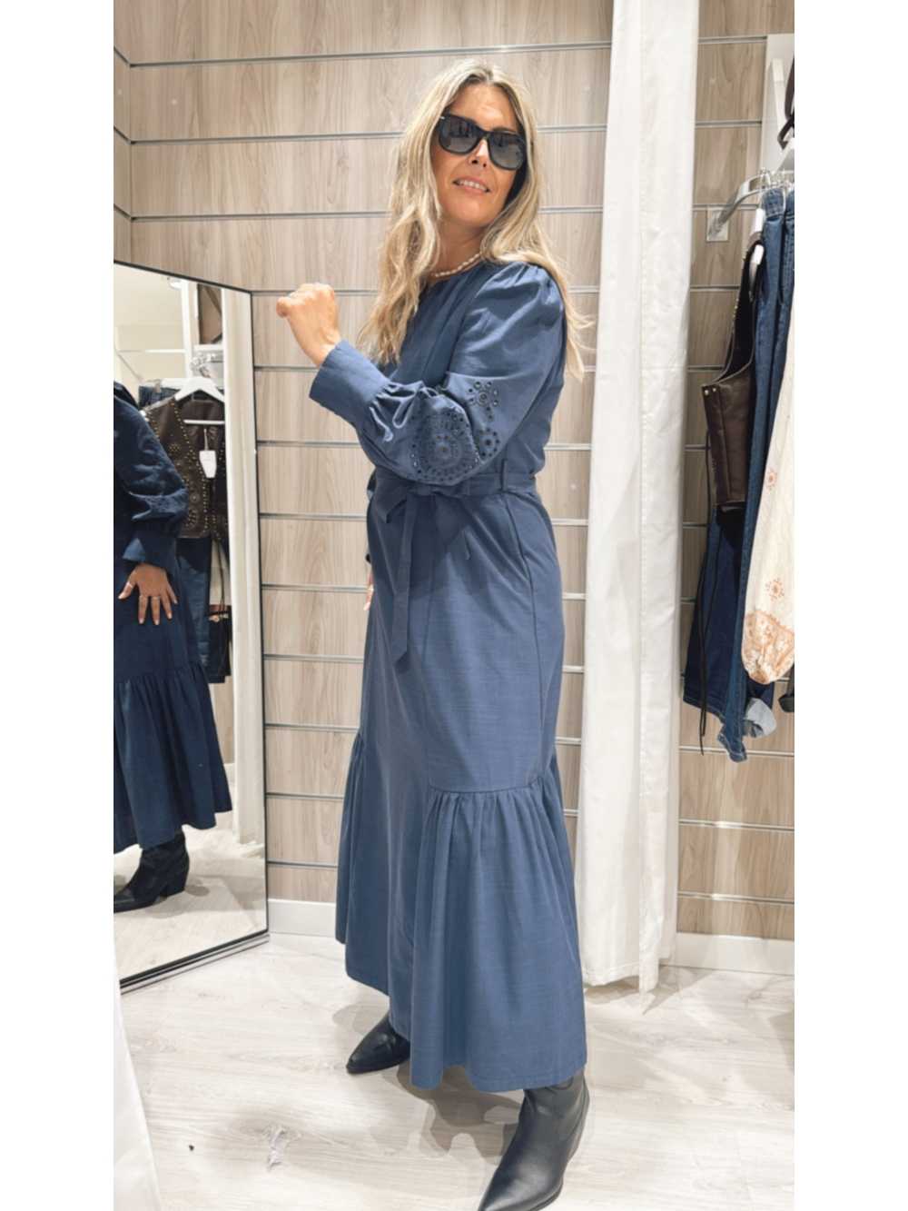Vestido Natalia Azul