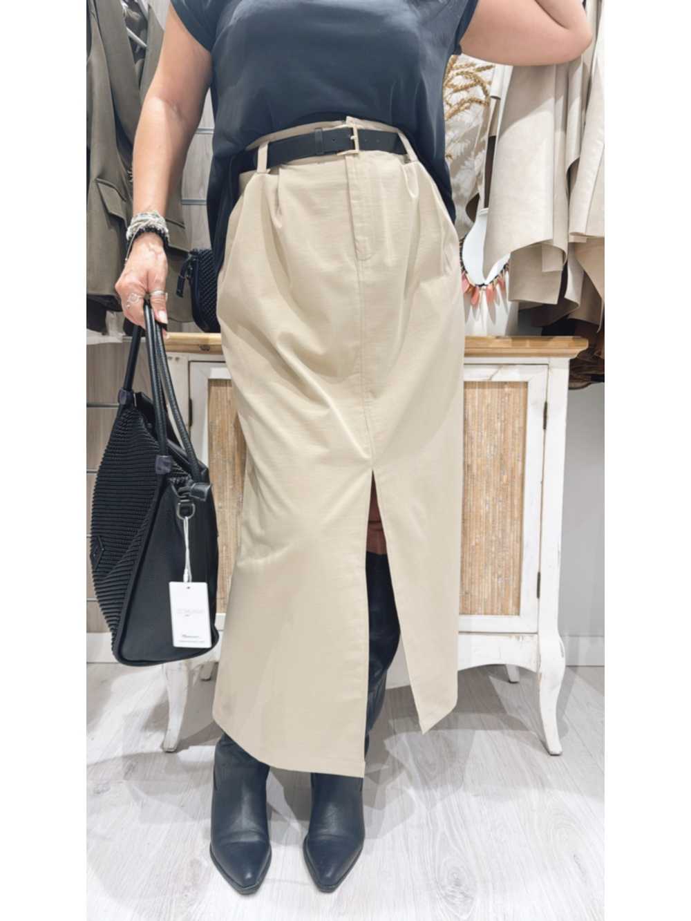 Falda Alma Beige