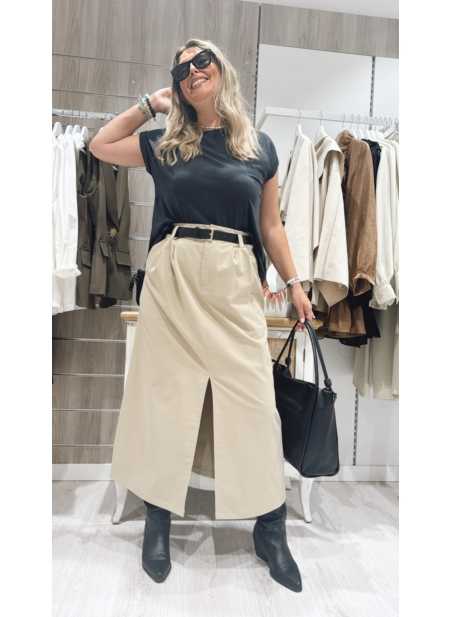 Falda Alma Beige