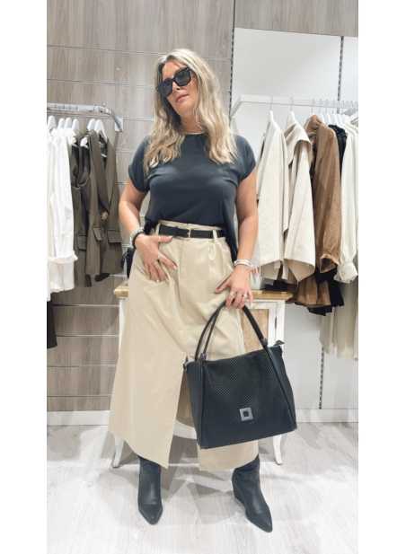 Falda Alma Beige