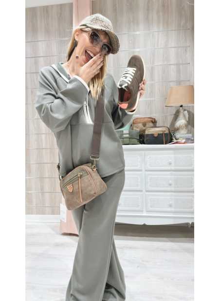 Conjunto Isabela Verde Kaki