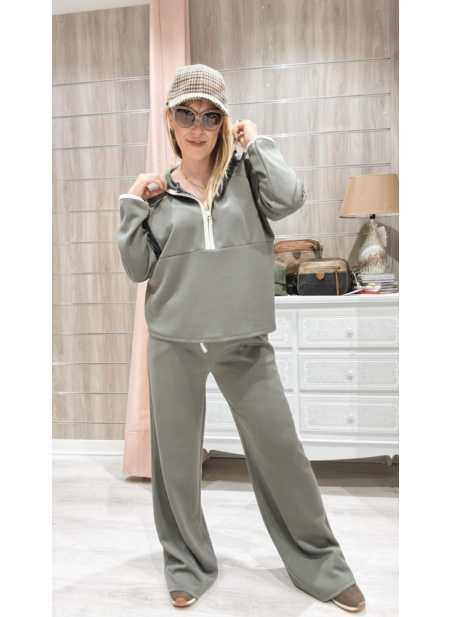 Conjunto Isabela Verde Kaki