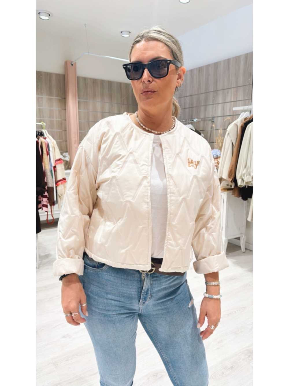 Chaqueta Mariposa Beige