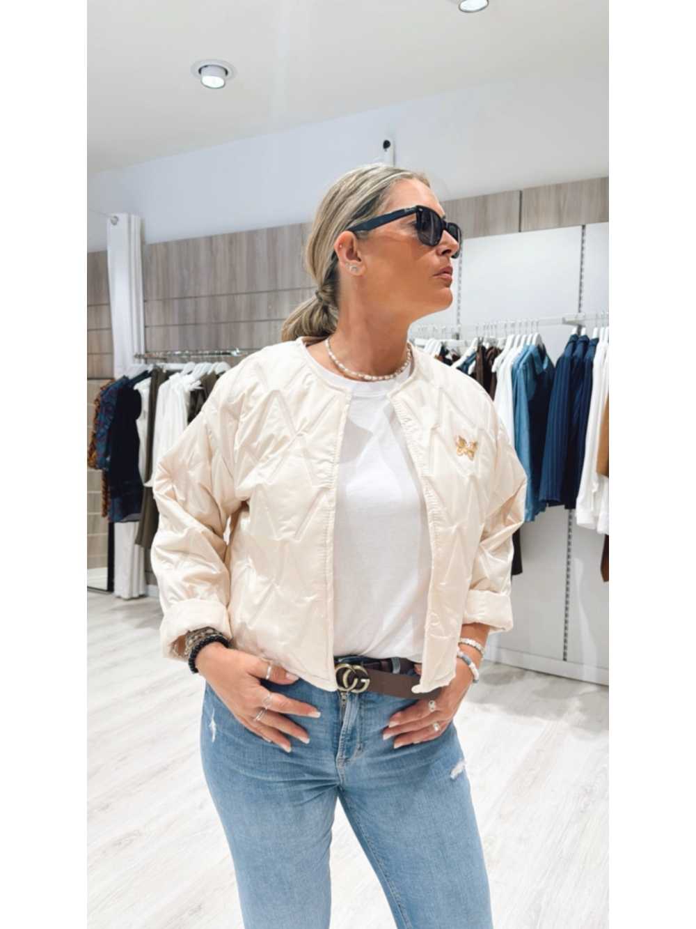 Chaqueta Mariposa Beige