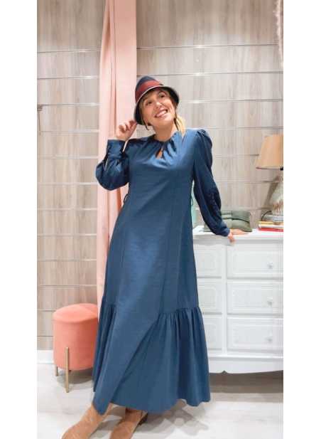 Vestido Natalia Azul