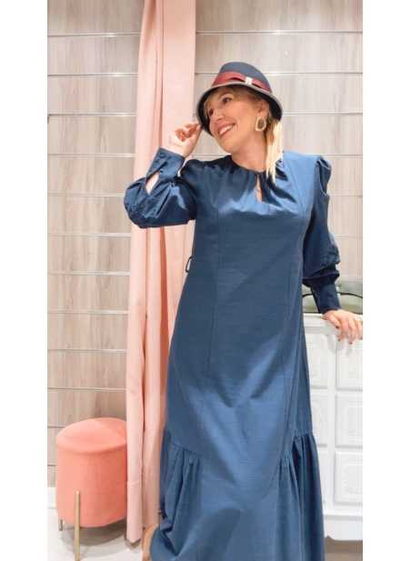Vestido Natalia Azul