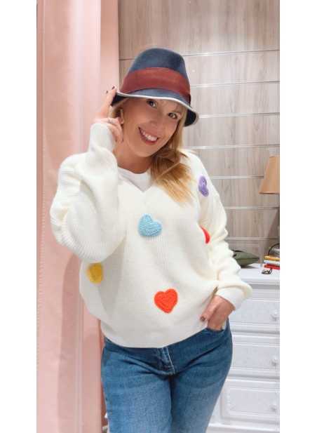 Jersey Bogaña oversize en punto suave, ideal para tus looks de otoño e invierno.