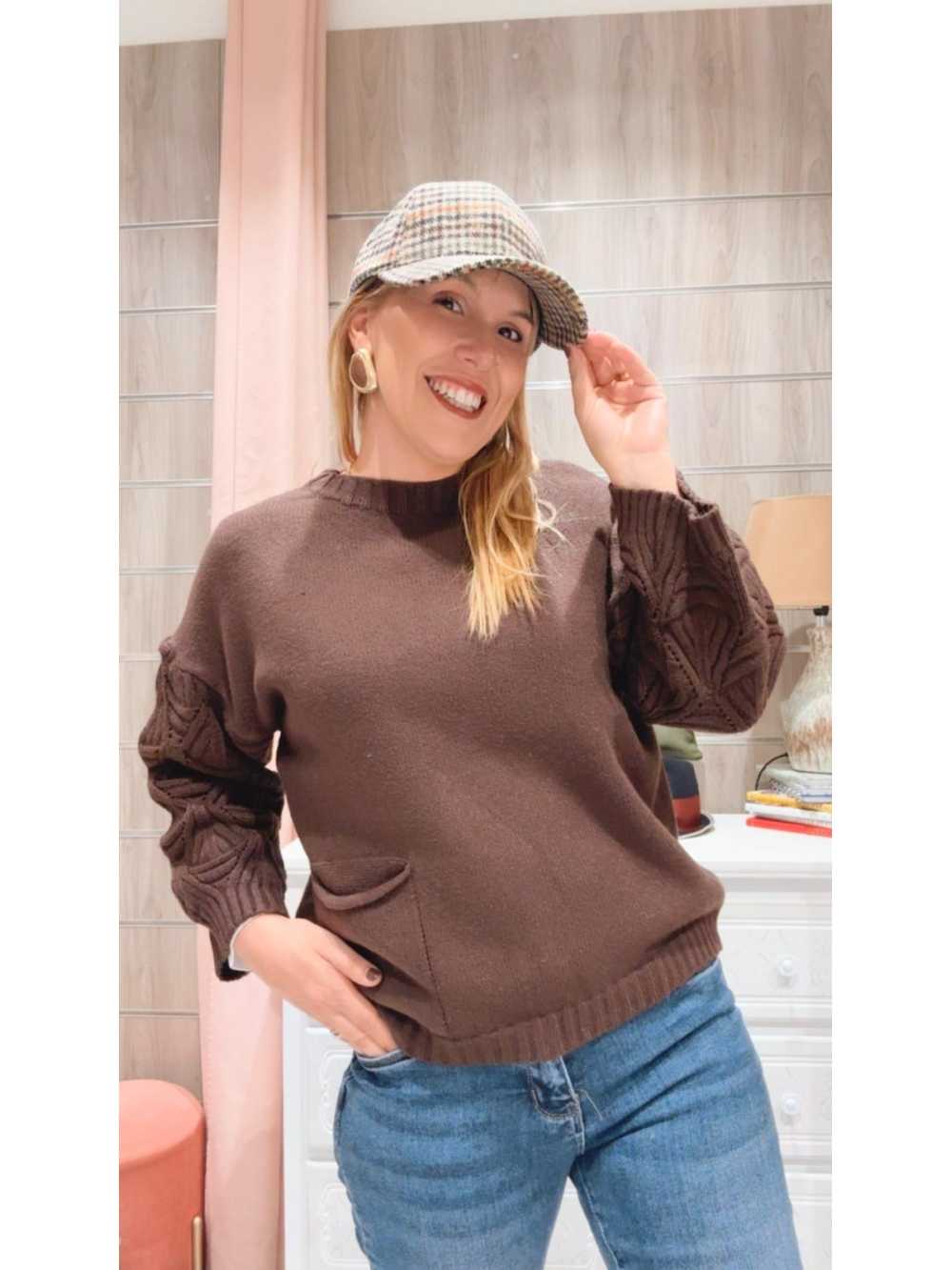 Jersey Valentina Marrón