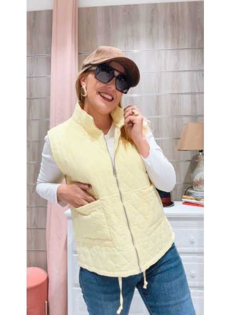 Chaleco Olivia Amarillo
