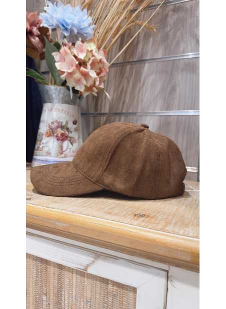 Gorra marrón chocolate