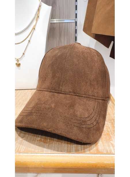 Gorra marrón chocolate