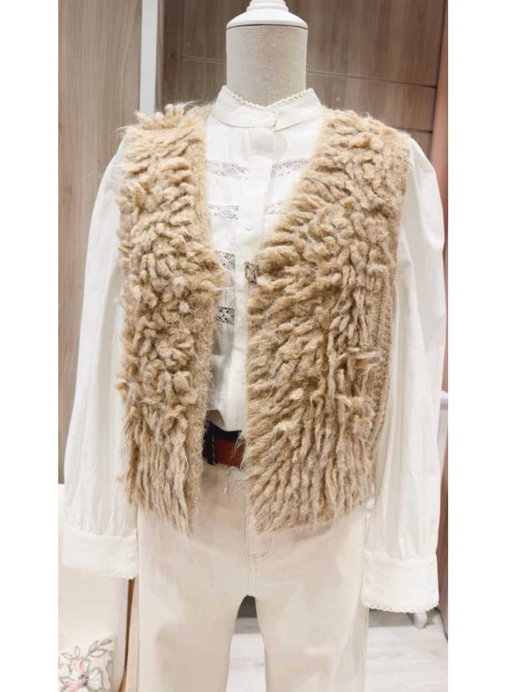 Chaleco Nuria Camel