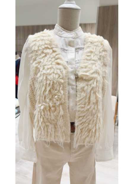 Chaleco Nuria Beige