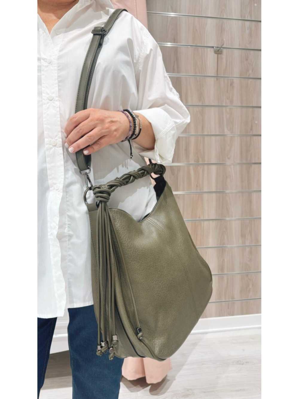 Bolso Clara Verde Kaki
