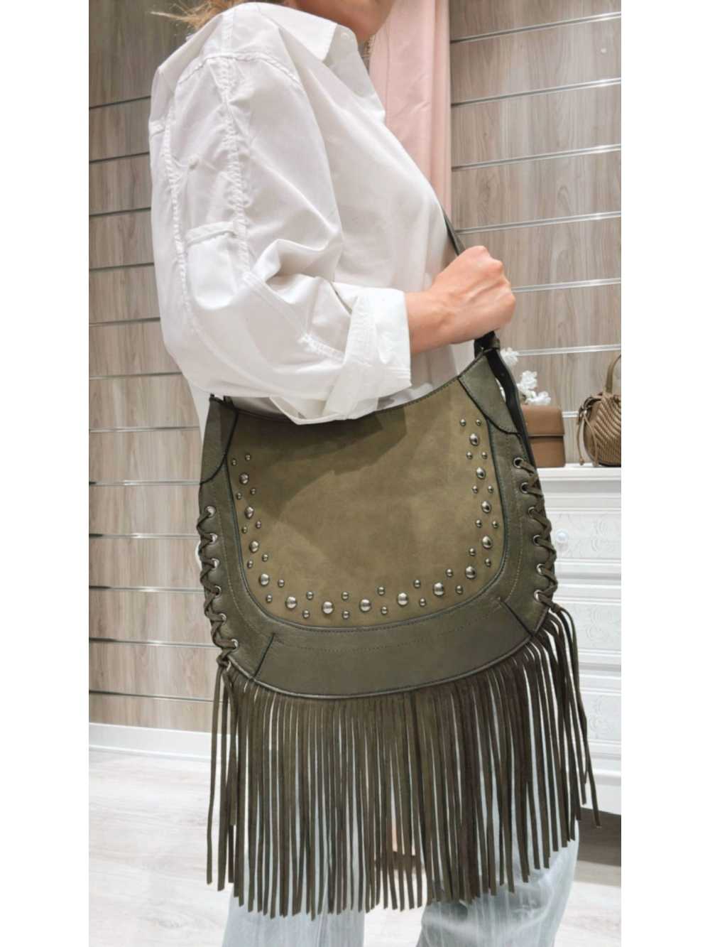 Bolso Aurora Verde Kaki