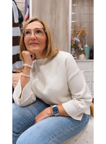 Jersey Iris beige Claro