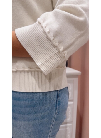 Jersey Iris beige Claro
