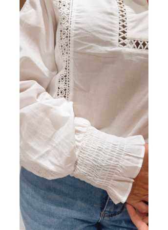 Camisa Rut Romántica Blanca | Le Munir